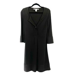 DIANE VON FURSTENBERG V-Neck Brown Sheath Dress Sz 10